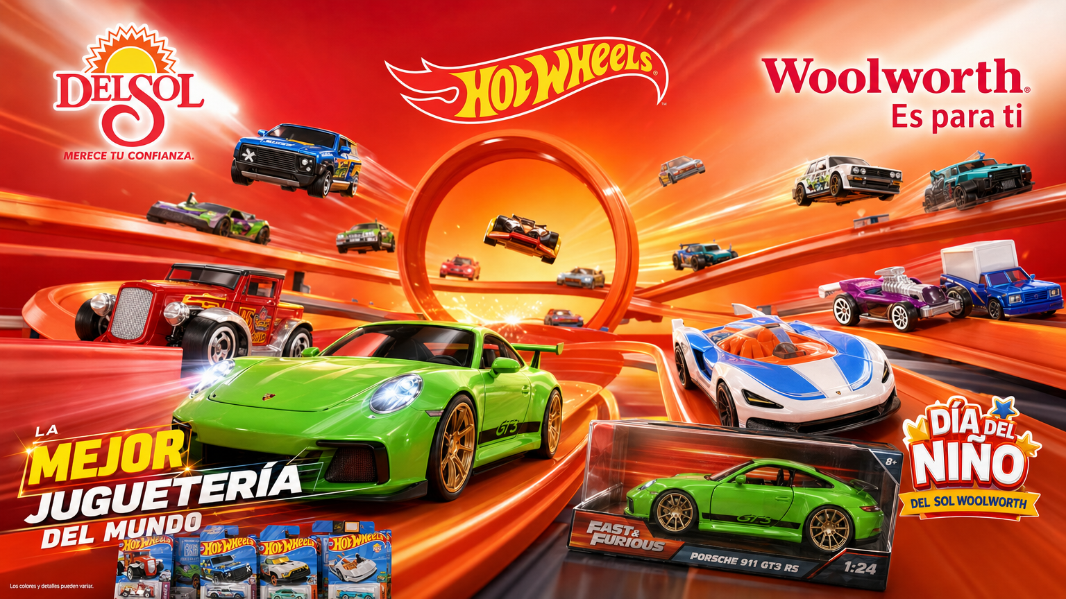 Campaña creada con IA — Hot Wheels
